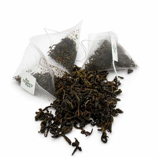 Kenyan Green Tea: Whole Leaf Tea Bags