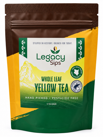 Kenyan Yellow Tea: Whole Leaf Tea Bags