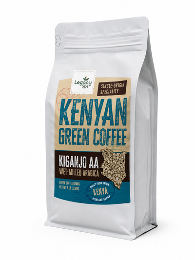 Kenya Kiganjo AA Washed Green Coffee Beans